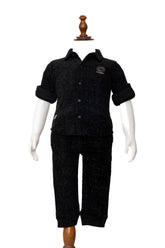 Gusto Newborn Full-Sleeve Shirt Co-Ord Set